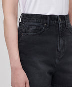 MUSINSA STANDARD WOMAN MUSINSA STANDARD WOMAN Women's Basic Denim Shorts (Washed Black)