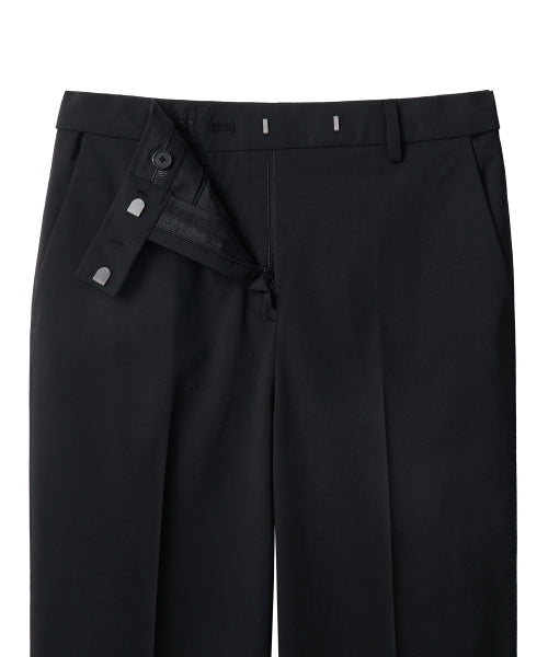 MUSINSA STANDARD WOMAN MUSINSA STANDARD WOMAN Slacks Wide Fit [Black]