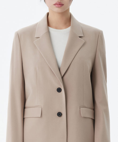 MUSINSA STANDARD WOMAN MUSINSA STANDARD WOMAN Women's Basic Blazer Beige