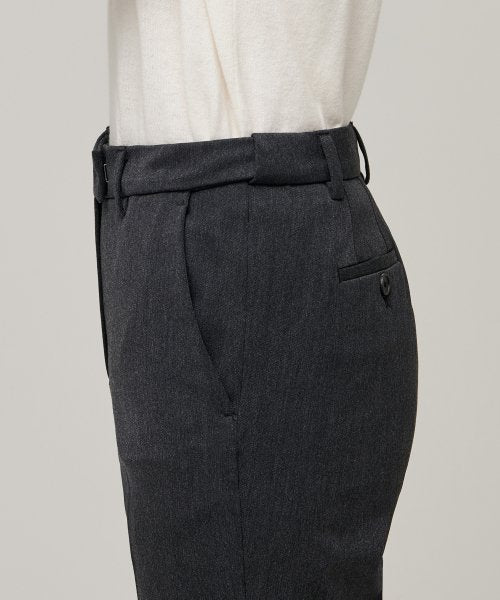 MUSINSA STANDARD WOMAN MUSINSA STANDARD WOMAN Slacks Slim Straight Charcoal Gray