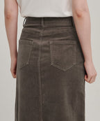 MUSINSA STANDARD WOMAN MUSINSA STANDARD WOMAN Corduroy Midi Skirt Khaki Brown