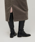 MUSINSA STANDARD WOMAN MUSINSA STANDARD WOMAN Corduroy Midi Skirt Khaki Brown