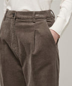 MUSINSA STANDARD WOMAN MUSINSA STANDARD WOMAN Women's Tapered Corduroy Pants Khaki Brown
