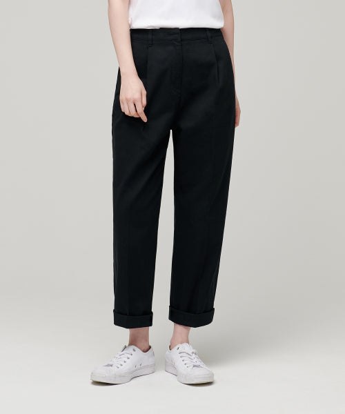 MUSINSA STANDARD WOMAN MUSINSA STANDARD WOMAN Women's Tapered Chino Pants Black