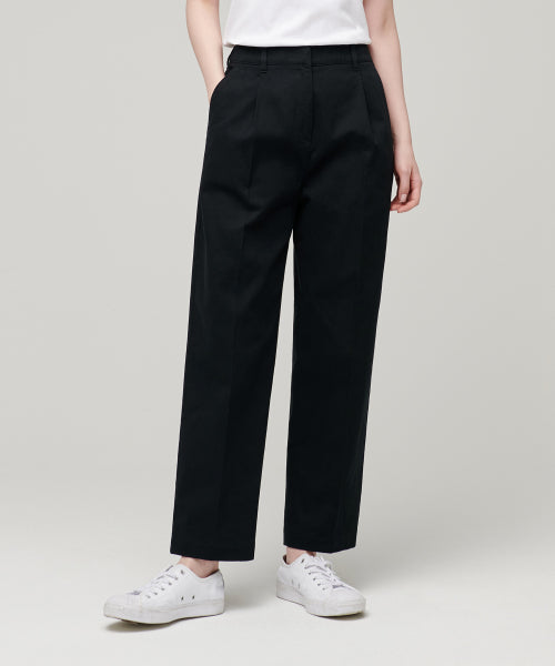 MUSINSA STANDARD WOMAN MUSINSA STANDARD WOMAN Women's Tapered Chino Pants Black