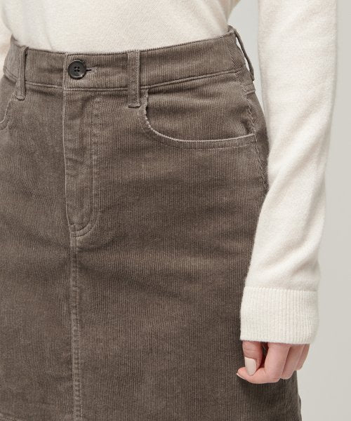 MUSINSA STANDARD WOMAN MUSINSA STANDARD WOMAN Women's Corduroy Mini Skirt Khaki Brown