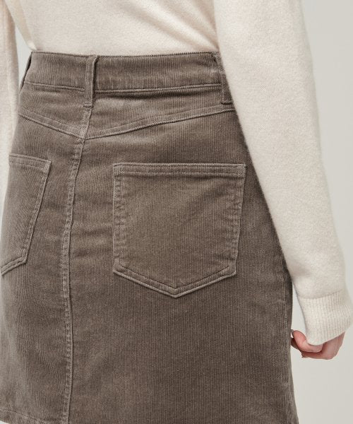 MUSINSA STANDARD WOMAN MUSINSA STANDARD WOMAN Women's Corduroy Mini Skirt Khaki Brown