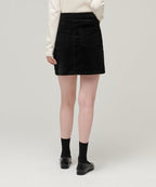 MUSINSA STANDARD WOMAN MUSINSA STANDARD WOMAN Corduroy Mini Skirt Black