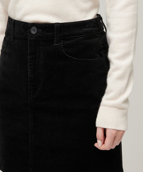 MUSINSA STANDARD WOMAN MUSINSA STANDARD WOMAN Corduroy Mini Skirt Black