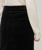 MUSINSA STANDARD WOMAN MUSINSA STANDARD WOMAN Corduroy Mini Skirt Black