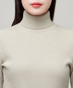 MUSINSA STANDARD WOMAN MUSINSA STANDARD WOMAN Women's Ribbed Slim Turtleneck Knit (Size M)