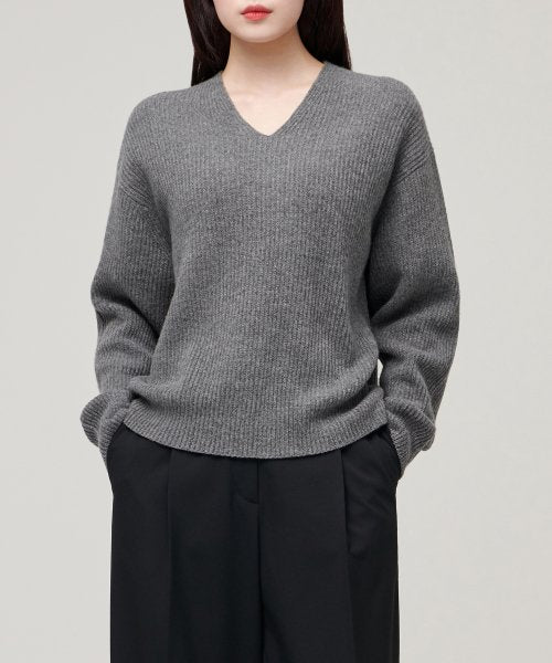 MUSINSA STANDARD WOMAN MUSINSA STANDARD WOMAN Women's Knitwear Medium Gray