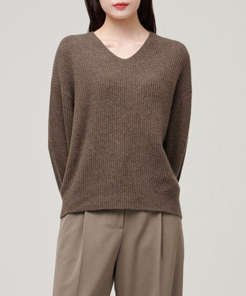 MUSINSA STANDARD WOMAN MUSINSA STANDARD WOMAN Women's Knitwear V Neck (Size M)