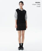 MUSINSA STANDARD WOMAN MUSINSA STANDARD WOMAN Women's Knit Vest Black