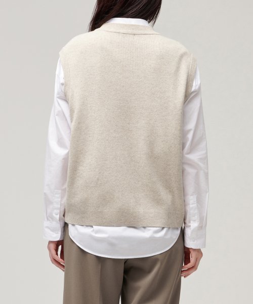 MUSINSA STANDARD WOMAN MUSINSA STANDARD WOMAN Women's Knit Vest Oatmeal