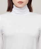 MUSINSA STANDARD WOMAN MUSINSA STANDARD WOMAN T-Shirt Slim Turtleneck [White]