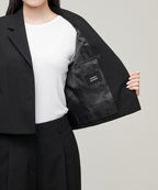MUSINSA STANDARD WOMAN MUSINSA STANDARD WOMAN Women's Crop Blazer Black