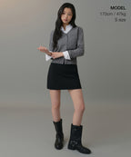 MUSINSA STANDARD WOMAN MUSINSA STANDARD WOMAN Women's Basic Mini Skirt [Black]
