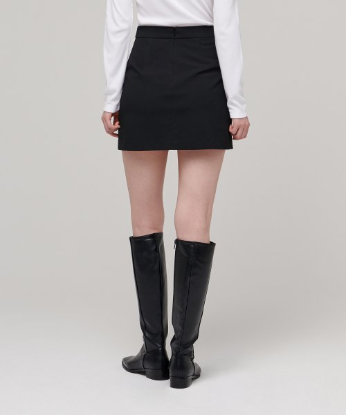 MUSINSA STANDARD WOMAN MUSINSA STANDARD WOMAN Women's Basic Mini Skirt [Black]