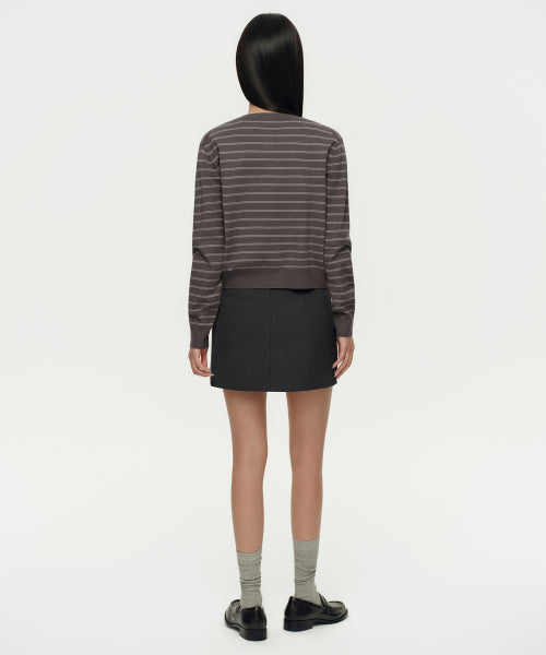 MUSINSA STANDARD WOMAN MUSINSA STANDARD WOMAN Women's Basic Mini Skirt Gray