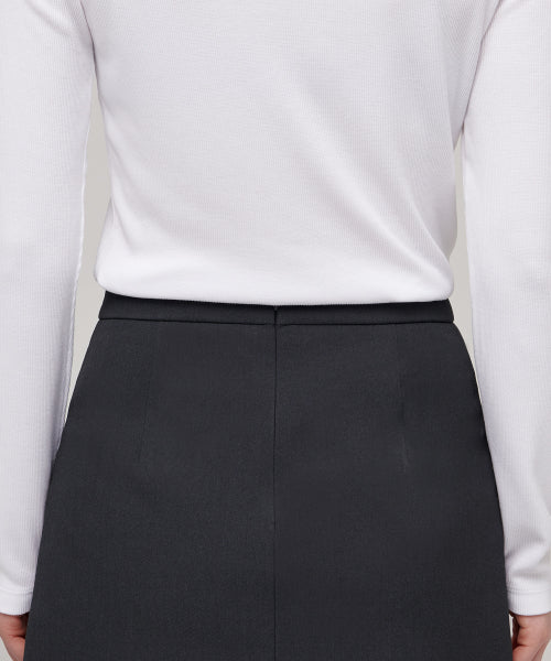 MUSINSA STANDARD WOMAN MUSINSA STANDARD WOMAN Women's Basic Mini Skirt Gray