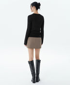MUSINSA STANDARD WOMAN MUSINSA STANDARD WOMAN Women's Basic Mini Skirt Dusty Beige