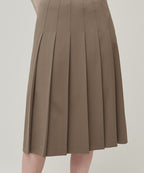 MUSINSA STANDARD WOMAN MUSINSA STANDARD WOMAN Pleated Midi Skirt Light Brown