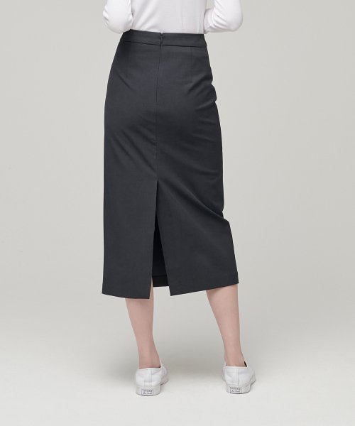 MUSINSA STANDARD WOMAN MUSINSA STANDARD WOMAN Women's High Waist Long Skirt Gray