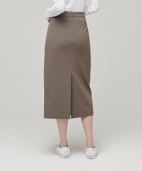 MUSINSA STANDARD WOMAN MUSINSA STANDARD WOMAN High Waist Long Skirt Dusty Beige