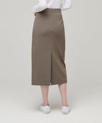 MUSINSA STANDARD WOMAN MUSINSA STANDARD WOMAN High Waist Long Skirt Dusty Beige