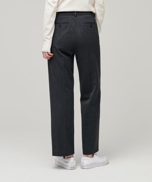 MUSINSA STANDARD WOMAN MUSINSA STANDARD WOMAN Slacks Charcoal Gray