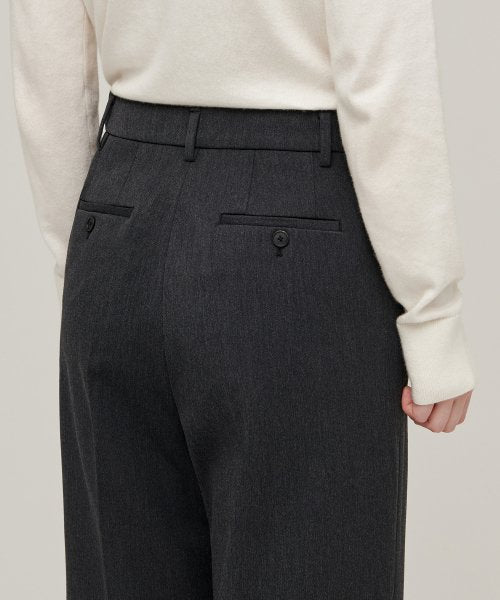 MUSINSA STANDARD WOMAN MUSINSA STANDARD WOMAN Slacks Charcoal Gray