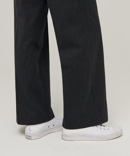 MUSINSA STANDARD WOMAN MUSINSA STANDARD WOMAN Slacks Charcoal Gray