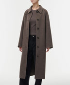 MUSINSA STANDARD WOMAN MUSINSA STANDARD WOMAN Cashmere Blend Handmade Balmacan Robe Coat