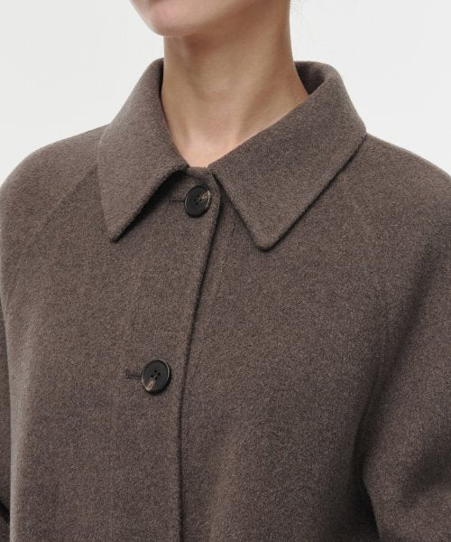 MUSINSA STANDARD WOMAN MUSINSA STANDARD WOMAN Cashmere Blend Handmade Balmacan Robe Coat