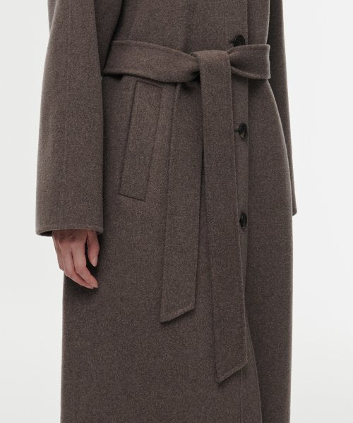 MUSINSA STANDARD WOMAN MUSINSA STANDARD WOMAN Cashmere Blend Handmade Balmacan Robe Coat
