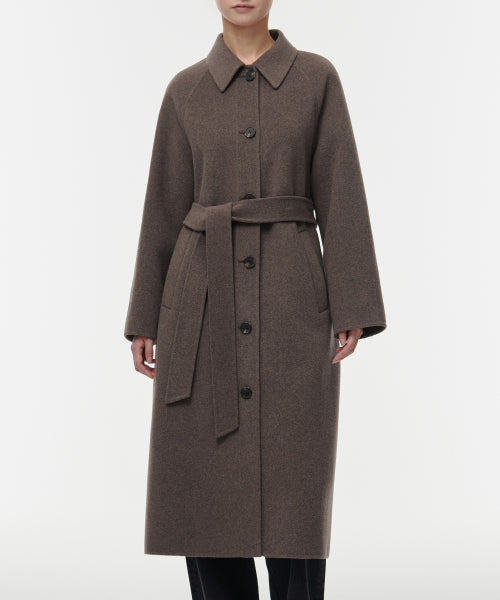 MUSINSA STANDARD WOMAN MUSINSA STANDARD WOMAN Cashmere Blend Handmade Balmacan Robe Coat