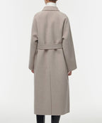 MUSINSA STANDARD WOMAN MUSINSA STANDARD WOMAN Cashmere Blend Handmade Balmacan Robe Coat [Oatmeal]