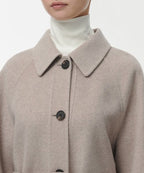 MUSINSA STANDARD WOMAN MUSINSA STANDARD WOMAN Cashmere Blend Handmade Balmacan Robe Coat [Oatmeal]
