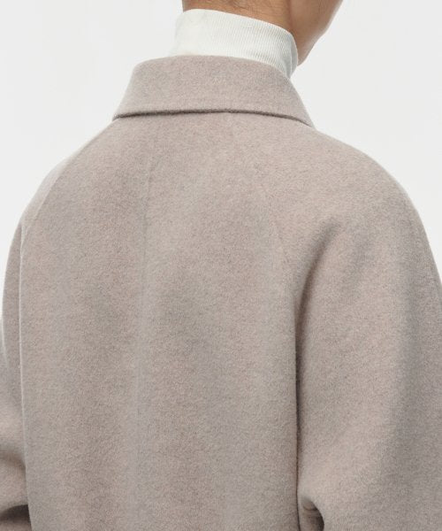 MUSINSA STANDARD WOMAN MUSINSA STANDARD WOMAN Cashmere Blend Handmade Balmacan Robe Coat [Oatmeal]