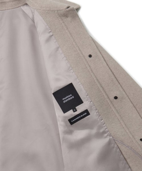 MUSINSA STANDARD WOMAN MUSINSA STANDARD WOMAN Cashmere Blend Handmade Balmacan Robe Coat [Oatmeal]