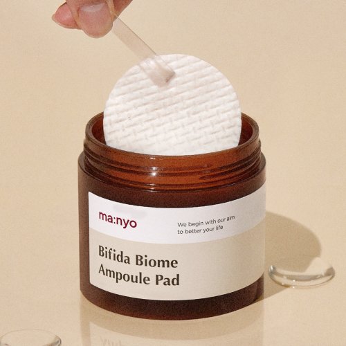 Ma:nyo [Double Composition] Bifida Biome Ampoule Pads 70 sheets x 2 (+ Bifida Ampoule 8ml