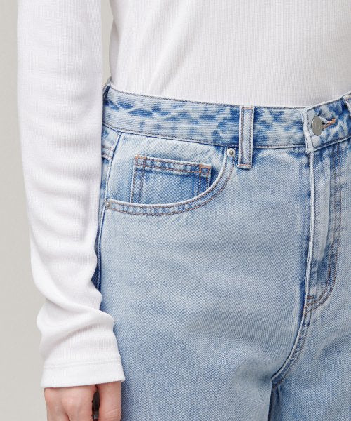 MUSINSA STANDARD WOMAN MUSINSA STANDARD WOMAN Denim Straight Pants (Light Indigo)