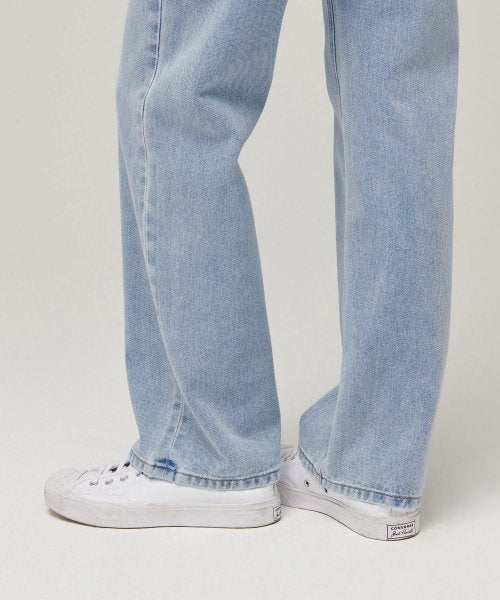 MUSINSA STANDARD WOMAN MUSINSA STANDARD WOMAN Denim Straight Pants (Light Indigo)