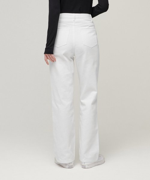 MUSINSA STANDARD WOMAN MUSINSA STANDARD WOMAN Women's Denim Pants (White)