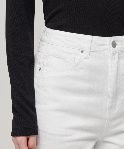 MUSINSA STANDARD WOMAN MUSINSA STANDARD WOMAN Women's Denim Pants (White)