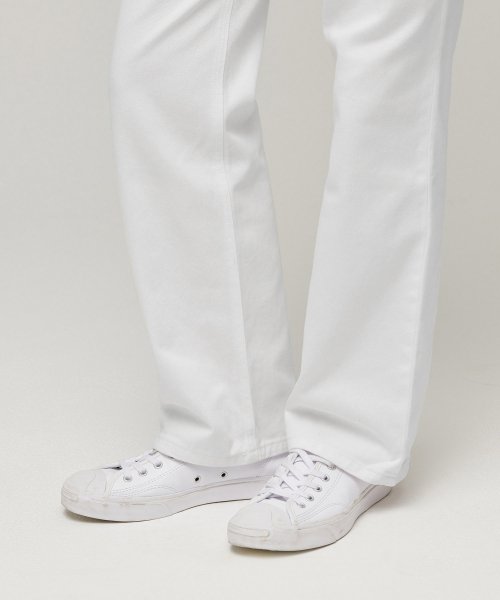 MUSINSA STANDARD WOMAN MUSINSA STANDARD WOMAN Women's Denim Pants (White)
