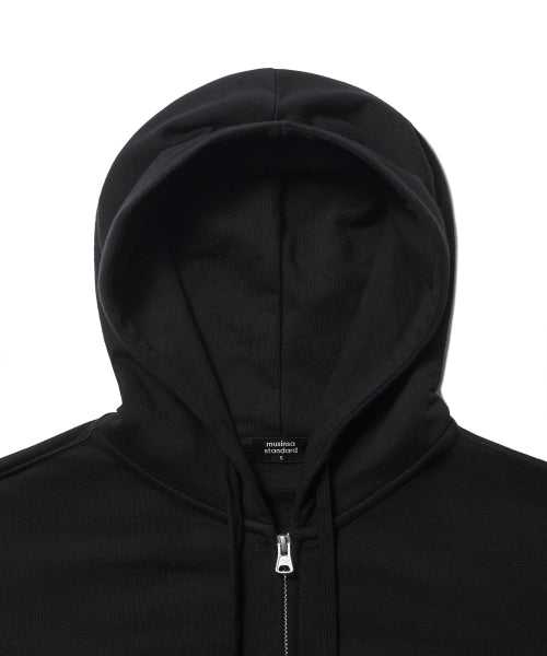 MUSINSA STANDARD WOMAN MUSINSA STANDARD WOMAN Hoodie Zip-up [Black]