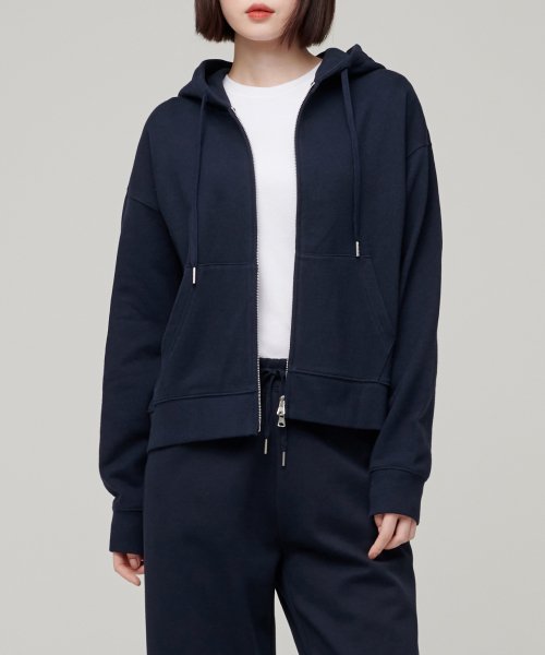 MUSINSA STANDARD WOMAN MUSINSA STANDARD WOMAN Hoodie Navy