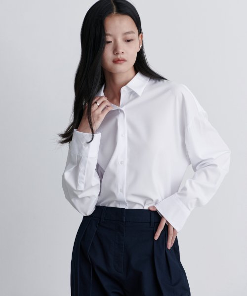 MUSINSA STANDARD WOMAN MUSINSA STANDARD WOMAN Women's Oversized Silky Shirt